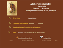 Tablet Screenshot of murielle-marquebielle.com